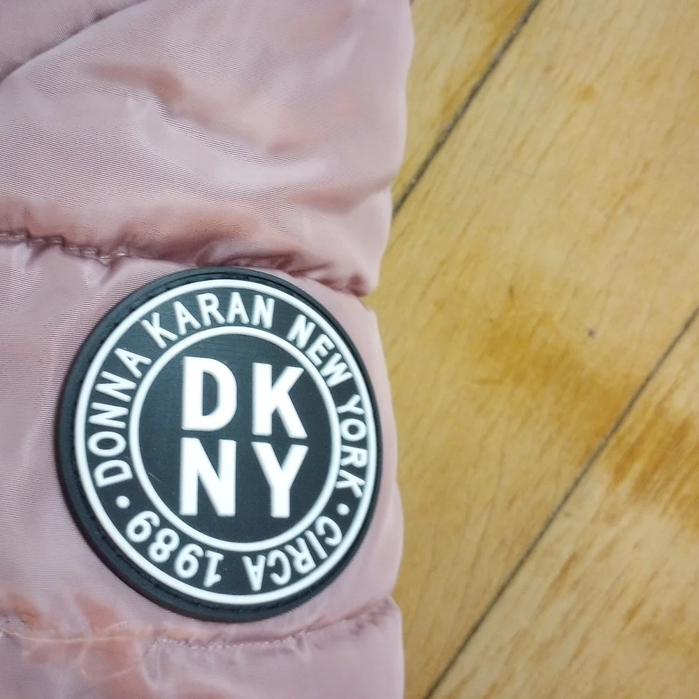 DKNY Hooded Puffer Winter Jacket for Kids 2T